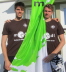 bronzenes medl-Trikot fr Andre Engel und Andreas Tins